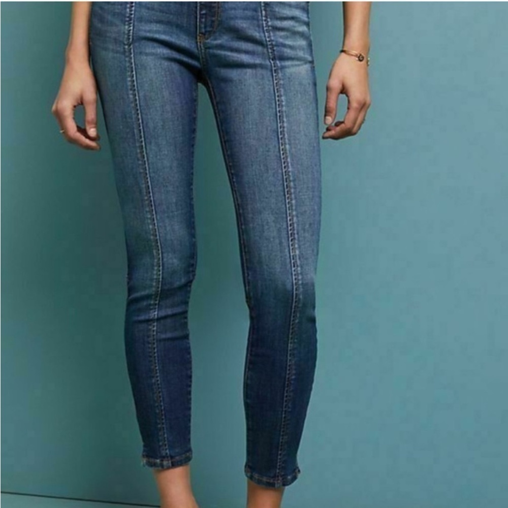 Pilcro and the Letterpress High-Rise Leggings Jeggings Medium Wash